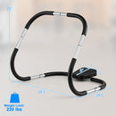 Portable AB Trainer with Headrest and Foam Handles