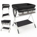 Portable Baby Changing Table with 3-Level Adjustable Height