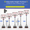 Basketball Hoop Stand 5 Feet-6.8 Feet Height Adjustable