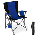 Portable Folding Oxford Cloth Camping Chair with Cup Holder and Side Pocket