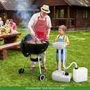 Portable Camping Sink with 4.5 Gallon Tank and Foot Pump