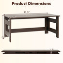 Folding Coffee Table with Collapsible Legs - 31.5" x 16"