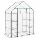 Portable Walk-in Greenhouse with 3 Tiers and 6 Shelves