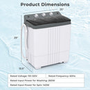 Portable Washing Machine with Built-in Drain Pump
