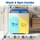 Portable Washing Machine 18 lbs Mini Laundry Machine with 11 LBS Washer
