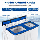 Portable Washing Machine 18 lbs Mini Laundry Machine with 11 LBS Washer