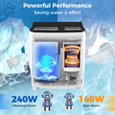 Portable Washing Machine 18 lbs Mini Laundry Machine with 11 LBS Washer
