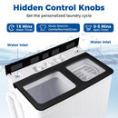 Portable Washing Machine with 18 LBS Washer and 8 LBS Spinner Combo