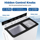 Portable Washing Machine with 18 LBS Washer and 8 LBS Spinner Combo