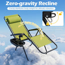 Zero Gravity Recliner Chair with Cup Holder and Pillow