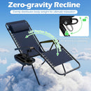 Zero Gravity Recliner Chair with Cup Holder and Pillow