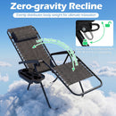 Zero Gravity Recliner Chair with Cup Holder and Pillow