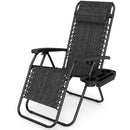 Zero Gravity Lounge Chairs Set of 2 with Cup Holders