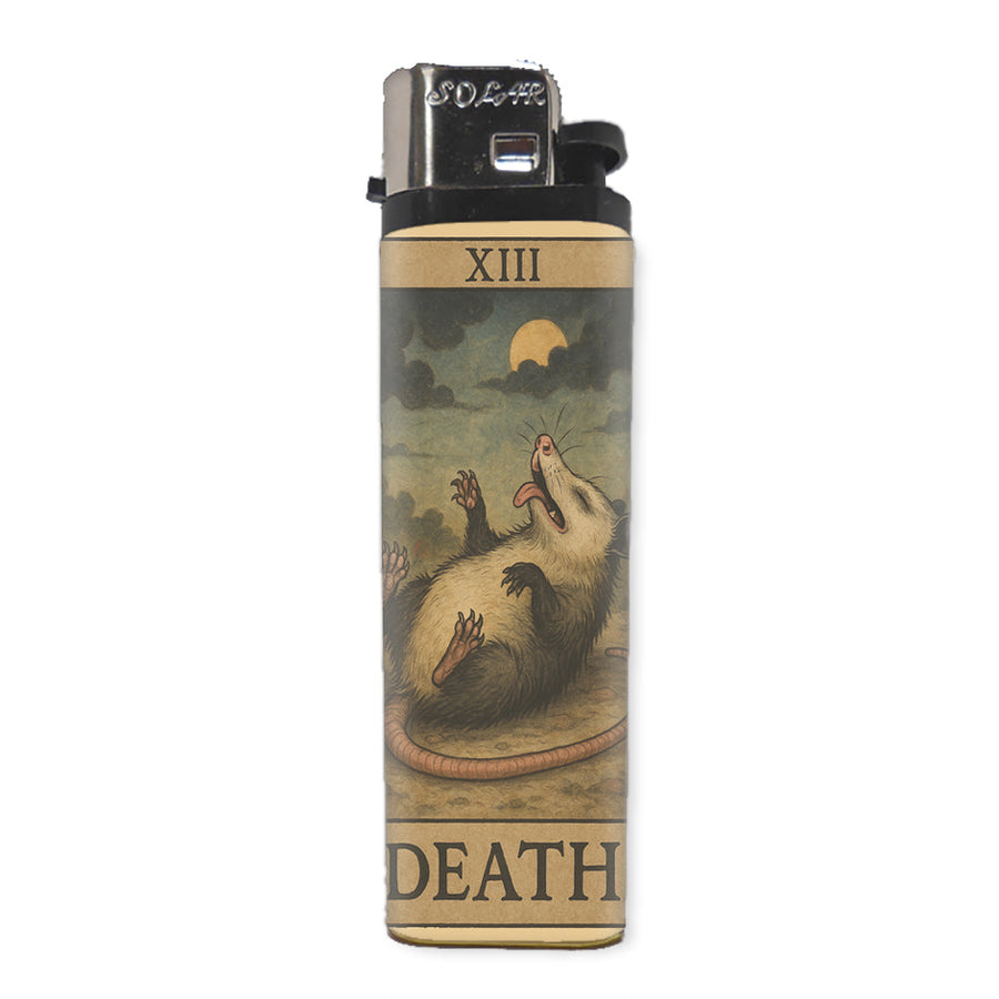 Possum Playing Death Tarot Basic Lighter