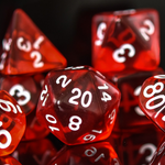 Potion of Health Acrylic Dice Set