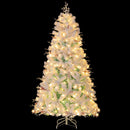 Pre-Lit Artificial Christmas Tree with Snow Flocked Branch Tips