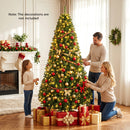 6-8 Ft Pre-Lit Artificial Christmas Tree with Remote Control
