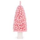 Pre-Lit Potted Christmas Tree with Warm White LED Lights