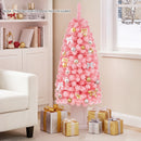 Pre-Lit Potted Christmas Tree with Warm White LED Lights
