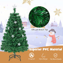 Prelit Fiber Optic Christmas Tree with Warm White Lights