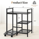 Printer Stand with Charging Station and Storage Shelves