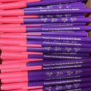 Protect Your Energy From Random Dipshits Ballpoint Pen in Violet | Gen Z Aesthetic Blue Ink