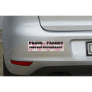 Proud Cat Parent of a Cat Who Has Perfect Attendance (My Cat Is Always Present) Bumper Sticker