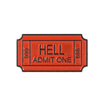 Ticket to Hell Enamel Pin