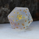 Puppy Paws Frosted Prism Glass Dice Set
