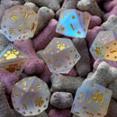 Puppy Paws Frosted Prism Glass Dice Set