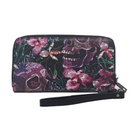 Skulls and Flowers Clutch Handbag