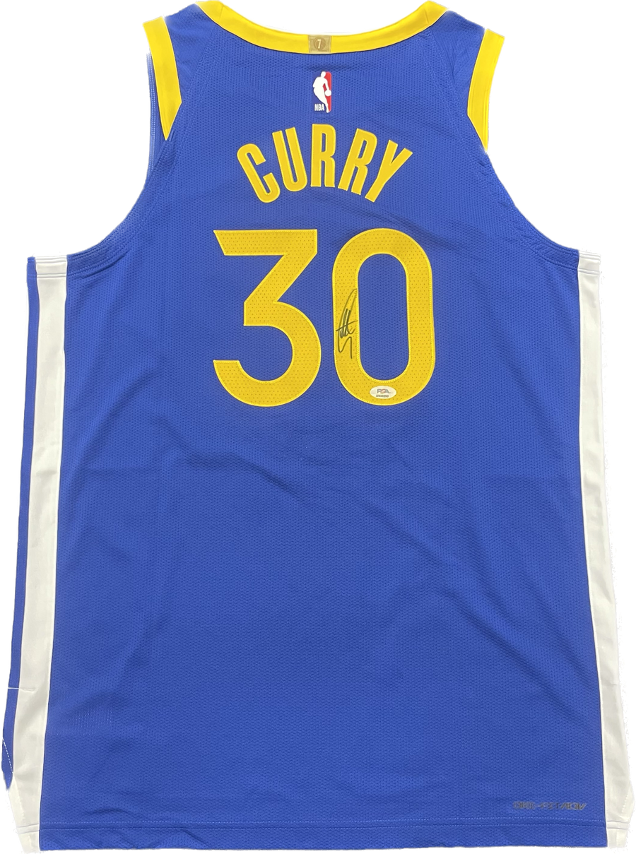 Stephen Curry signed jersey PSA/DNA Golden State Warriors Autographed