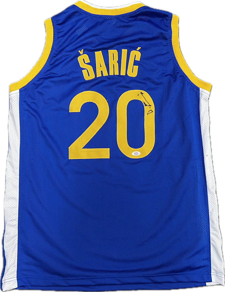 Dario Saric signed jersey PSA/DNA Golden State Warriors Autographed