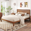 Twin/Full/Queen Size Bed Frame with Headboard and Wooden Slats Support