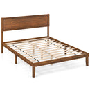 Twin/Full/Queen Size Bed Frame with Headboard and Wooden Slats Support