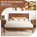Twin/Full/Queen Size Bed Frame with Headboard and Wooden Slats Support