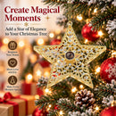 Personalized Photo Projection Gold Star Ornament