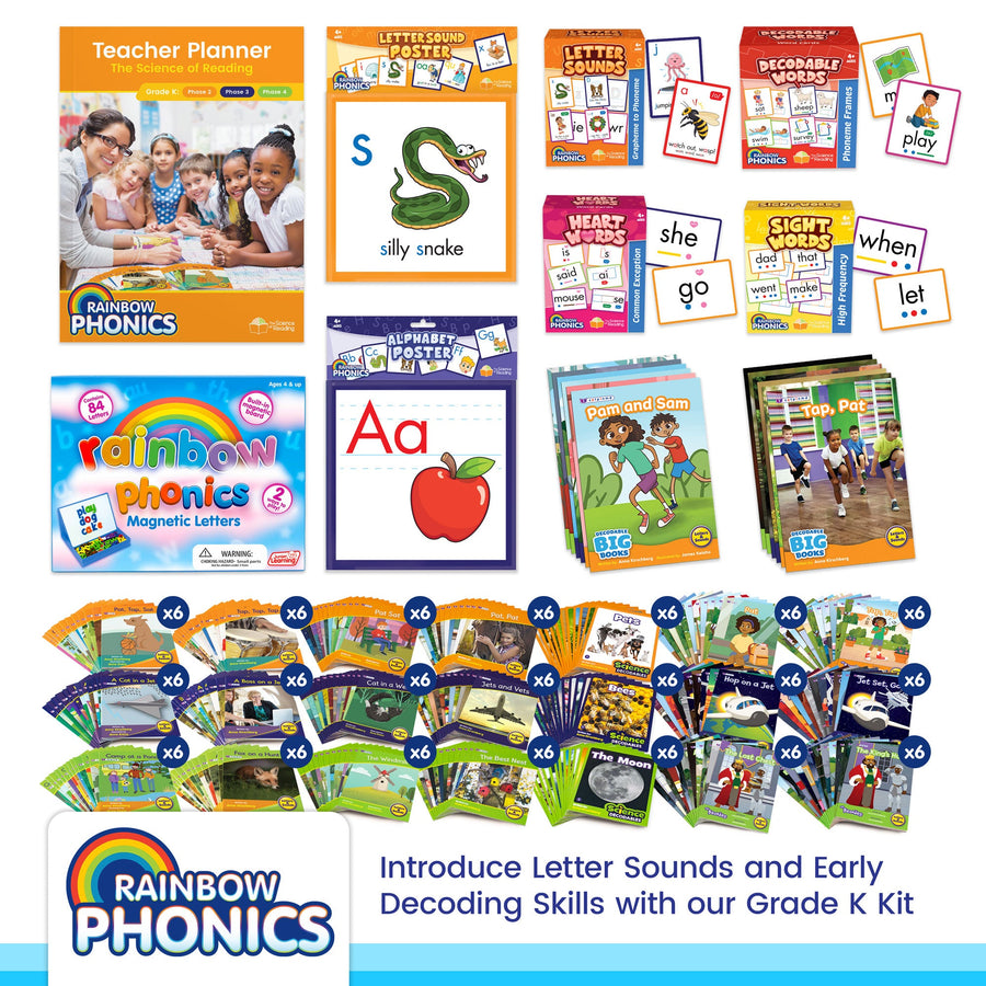 Rainbow Phonics Classroom Kit K