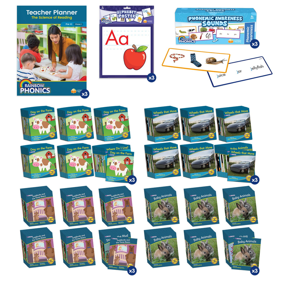 Rainbow Phonics School Kit Pre-K