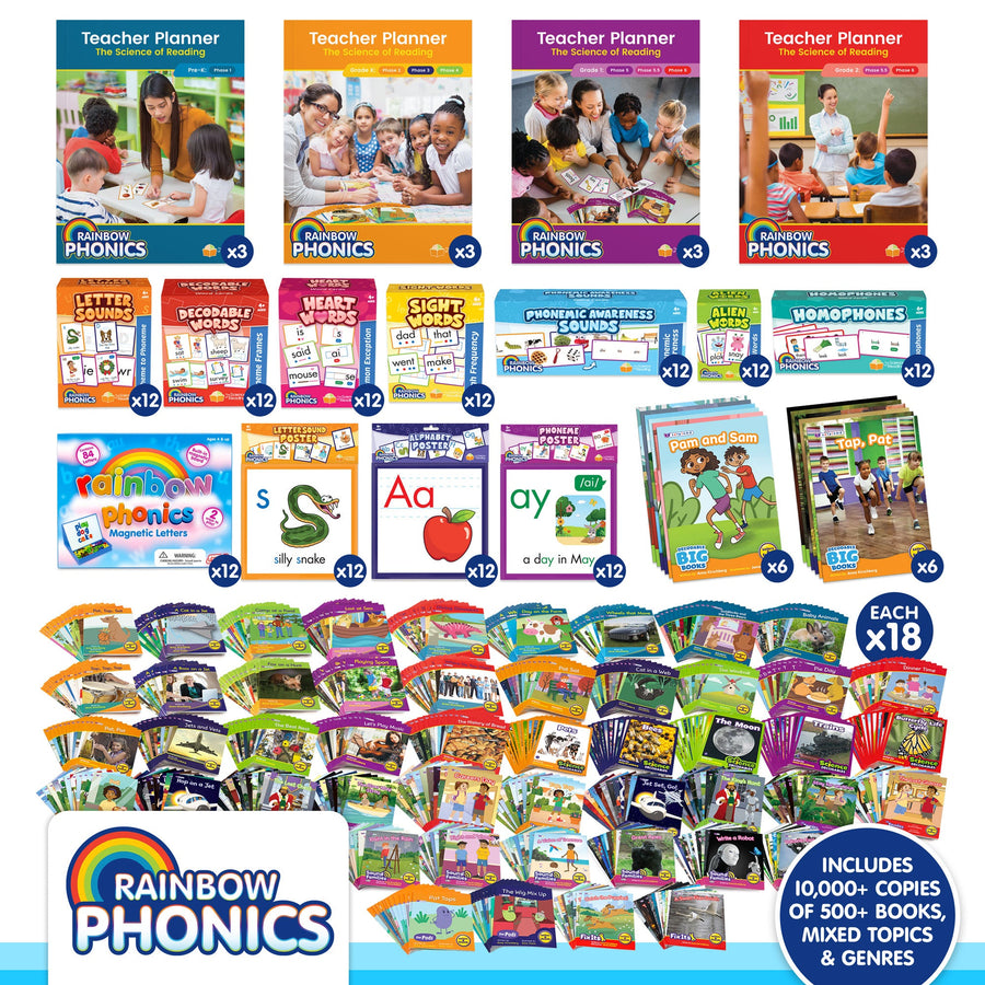 Rainbow Phonics Total School Kit