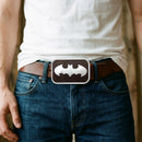 Batman Framed Marquetry Black Walnut/Metal - Matte Rock Star Buckle