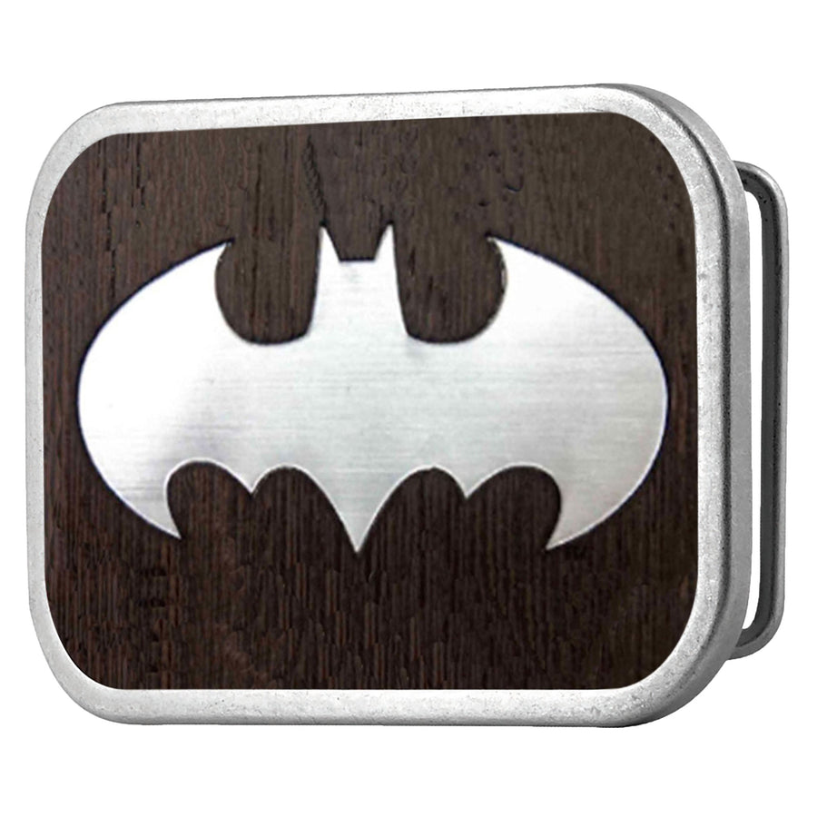 Batman Framed Marquetry Black Walnut/Metal - Matte Rock Star Buckle