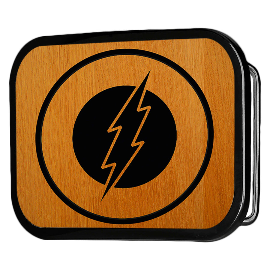 Flash Logo Reverse GW Black - Black Rock Star Buckle