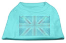 Pet Dog & Cat Shirt Rhinestone, "British Flag"