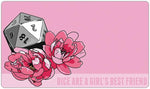 Dice are a Girls Best Friend Playmat
