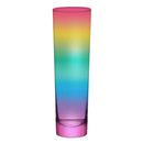 Rainbow Flat-Bottom Champagne Glass Flute