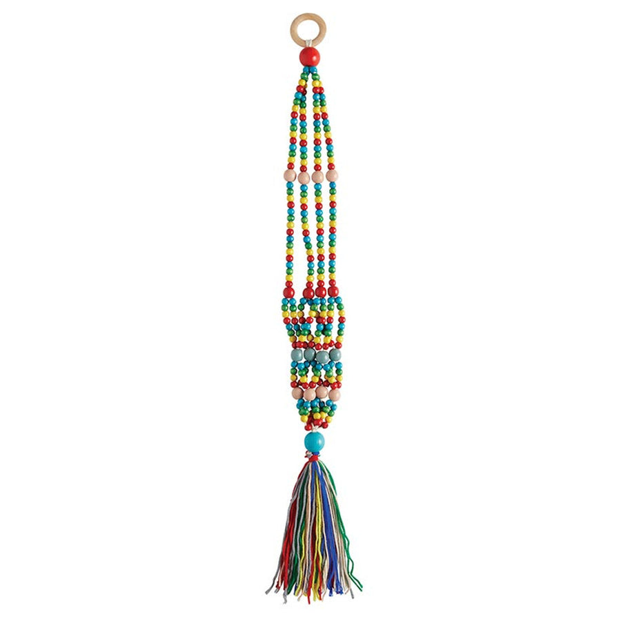 Rainbow Macrame Plant Holder | Bohemian Decorative Hanging Flowerpot Holder