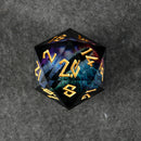 Rainbow Dragon (Black/Gold) Liquid Core 50mm D20