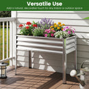 Raised Garden Bed with Legs Electro-Coating Metal Large Elevated Planter Box