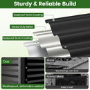 Raised Garden Bed with Legs Electro-Coating Metal Large Elevated Planter Box